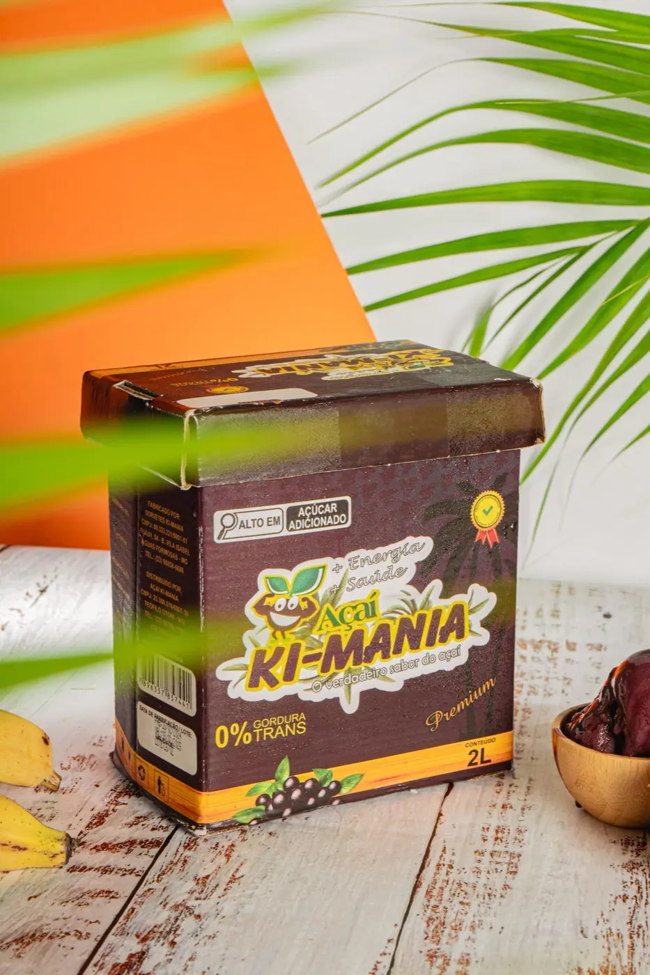 Caixa Açaí Ki-Mania 2L